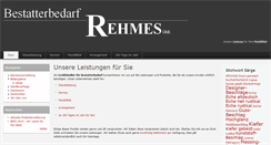 Desktop Screenshot of bestatterbedarf-rehmes.de