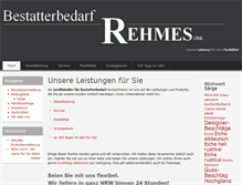 Tablet Screenshot of bestatterbedarf-rehmes.de
